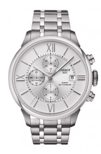 Tissot Chemin des Tourelles Automatic Chronograph Stainless Steel / Silver / Bracelet